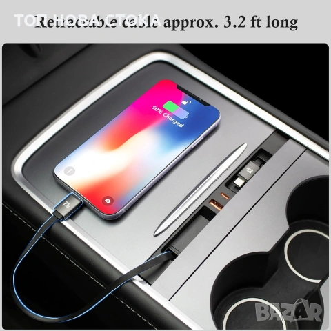 USB хъб за зареждане за Tesla, снимка 5 - Аксесоари и консумативи - 54979902