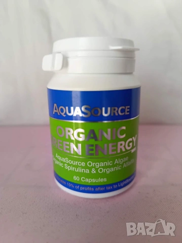 AquaSource Organic Green Energy - 60 капсули