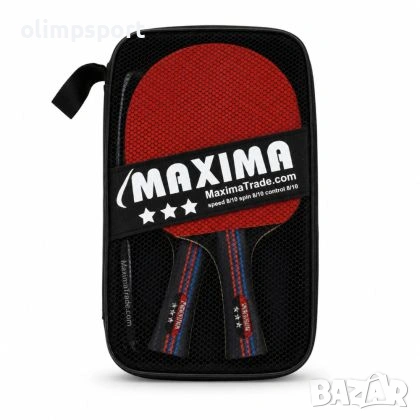 Хилки за тенис на маса MAX ***, Комплект 2 броя в калъф. , снимка 4 - Тенис - 54563136