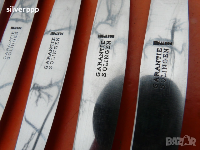  Сервизни ножове Солинген - 195 , снимка 4 - Прибори за хранене, готвене и сервиране - 54219703