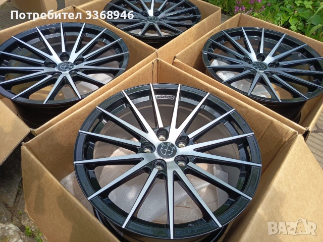 КОМПЛЕКТ НОВИ ДЖАНТИ Arceo Lisbon 19" 5x120 BMW спорт пакет БМВ 5х120 , снимка 2 - Гуми и джанти - 54782367