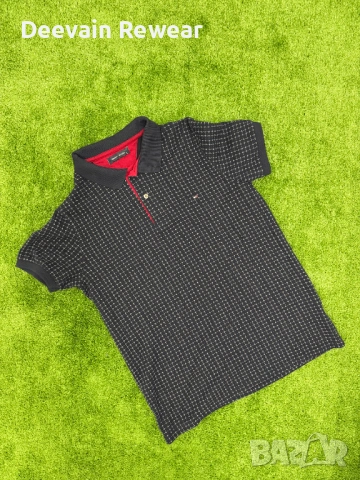 Tommy Hilfiger | Casual Luxury | Мъжка поло риза | Размер: L | Синя | Като нова, снимка 2 - Тениски - 54744471