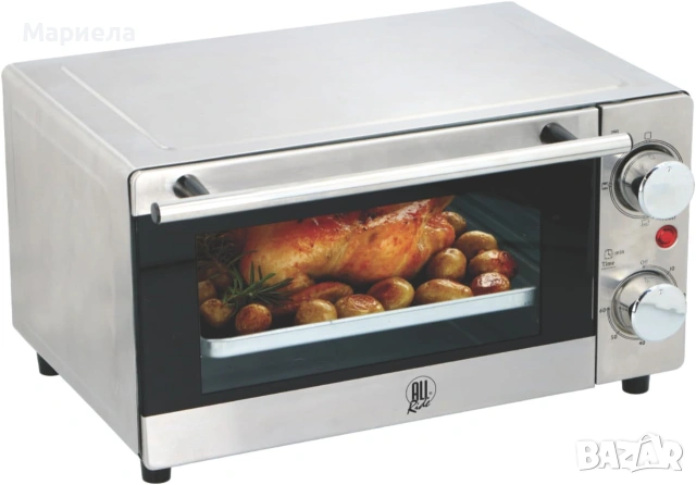 Мини фурна, 9L 300W 24V неръждаема стомана / Фурна за камион
