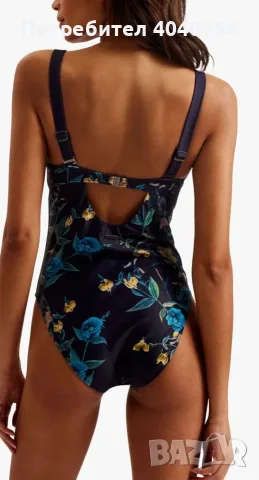 Ted Baker цял бански S/M, снимка 2 - Бански костюми - 55413649