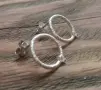 Сребърни обеци., снимка 4