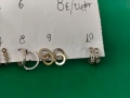 Сребърни обеци 925 10 чифта, снимка 5