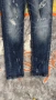 Мъжки дънки Dsquared2 ICON Milano Italy – размер 50, slim fit, distressed style, снимка 6