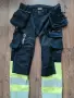 Blaklader 1993 4-Way Stretch Hi Vis Work Trousers - мъжки работен панталон 54/ХЛ, снимка 6