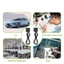 Комплект 2 броя мини бутони тип „Push“ 12V/24V без задържане, предварително окабелени 0.5A — 10460, снимка 10