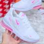 Nike Air Max 270 – Дамски маратонки бяло/розово | Размери 36–40, снимка 3