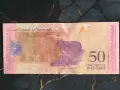 Банкнота - Венецуела - 50 боливара UNC | 2018г., снимка 2
