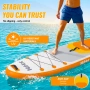 НОВ Професионален Надуваем Падълборд (SUP) KeHot 320см - Пълен Комплект, снимка 5