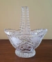 ANNA HUTTЕ - Нов немски кристал Кристална кошница бонбониера кристална сервиз бонбони, снимка 4