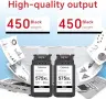 Нови Canon PG-575XL съвместими черни касети 2 броя за TS3550i TS3750i TR4755i принтер тонер мастило , снимка 3