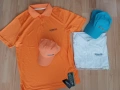 Блуза с къс ръкав и шапка Number 1, снимка 1
