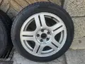 4бр. оригинални алуминиеви джанти за VW 16 цола, 5x112, със зимни гуми, снимка 5
