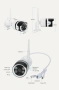Безжична IP Камера Escam QF508, FHD 1080P, H.265, 2MP, WiFi, Водоустойчива, снимка 14
