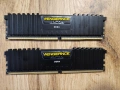 16GB (2x8GB) DDR4 Corsair Vengeance LPX 2400MHz RAM памет | CL16 | 16-16-16-39 1.2V | Тествана!, снимка 1