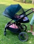 Бебешка количка 2 в 1 KinderKraft - Nea, тъмнозелена, снимка 4