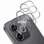 Honor 600 Lite 5G / 3D 9H Безцветен стъклен протектор за камера, снимка 2