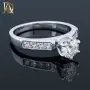 Нов Златен Пръстен с 0.77кт Естествени Диаманти, снимка 2