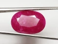 РЯДКО СЪКРОВИЩЕ – 10.54 карата ярък Hot Pinkish Red рубин от Мозамбик!, снимка 5