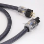 Захранващ кабел 1м, с 99,99% медно ядро, HDPE изолация, Schuko и IEC конектори, снимка 2