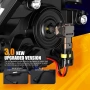 FREERAP LED крушки за кола 9012/HIR2 120W 36000 lm 6500K, комплект 2 броя, снимка 3