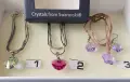 Бижута с кристали SWAROVSKI. Колиета 2 бр.,к-т колие и обици по € 15/бр. Подарък гривна за всички, снимка 1