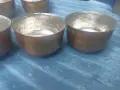 6 медни чашки с вътрешно калаено покритие, снимка 4