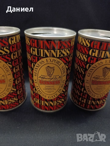 Кенчета от бира Guinness от 80 те , снимка 3 - Антикварни и старинни предмети - 54498344