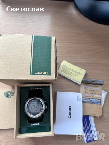 Часовник Casio Pro Trek PRW-2000-1ER Solar, снимка 7 - Мъжки - 55448182