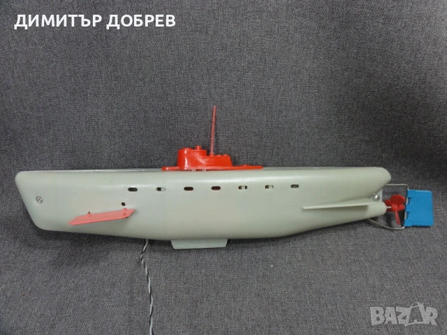 СТАРА РЕТРО СОЦ ЕЛЕКТРОМЕХАНИЧНА ИГРАЧКА ПОДВОДНИЦА, снимка 10 - Колекции - 54602041