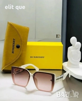 очила с калъф, кутия и ув защита burberry gucci celine prada, снимка 10 - Слънчеви и диоптрични очила - 55243773