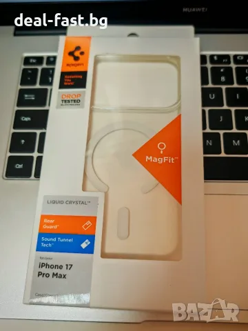 Силиконов TPU калъф с MagSafe за iPhone 17 Pro Max ACS10394 Spigen Liquid Crystal MagSafe Case, снимка 10 - Калъфи, кейсове - 55335337