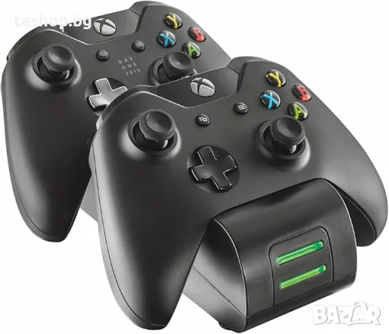 Зарядно за джойстици за 2 броя Trust Gaming GXT 247 Xbox One, включително батерия