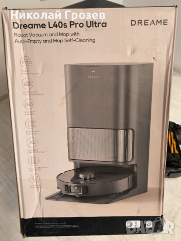 Прахосмукачка робот Dreame L40s Pro Ultra (19.000Pa), снимка 10 - Прахосмукачки - 54840238