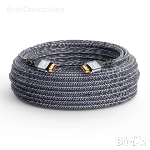 12М HDMI 2.1 Кабел 8K Ултра Висока Скорост 48Gbps – Съвместим с PS5/4/3