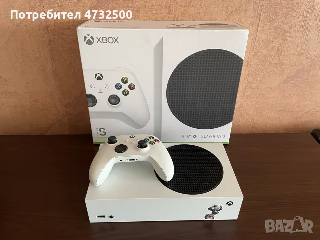Xbox Series S 512GB – Отлично състояние, с кутия и оригинален контролер