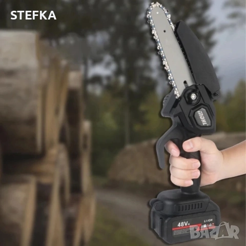 Електрически трион с две батерии