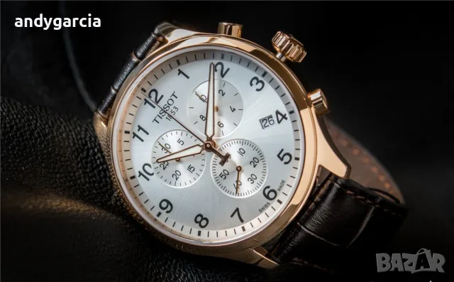Tissot Chrono XL T116.617.36.037.00 45mm чисто нов мъжки часовник с кутия и книжки 100% оригинален, снимка 2 - Мъжки - 55486109