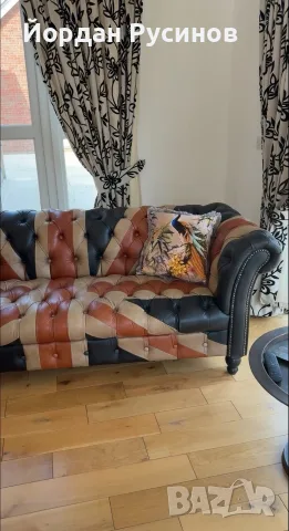 Кожен оригинален диван честърфийлд chesterfield , снимка 5 - Дивани и мека мебел - 55459700