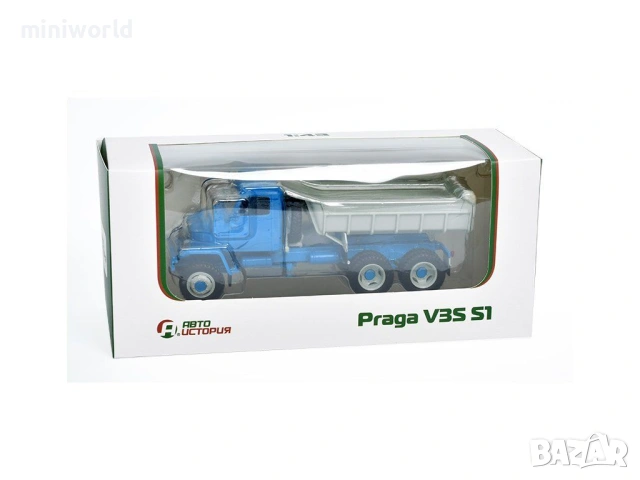 PRAGA V3S1 самосвал - мащаб 1:43 на Авто История моделът е нов в кутия, снимка 6 - Колекции - 54697019