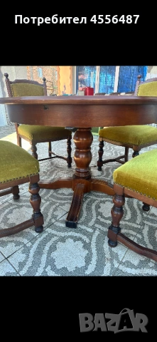 Трапезна маса махагон, снимка 2 - Маси - 54308147