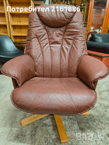 Relax кресло от естествена кожа 
