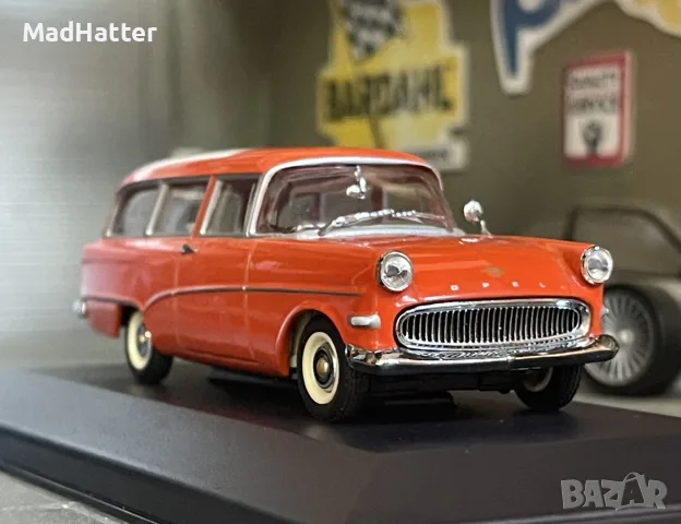 Opel Rekord A P1 Caravan / Опел Рекорд Караван - 1/43 - Minichamps, снимка 6 - Колекции - 55362879