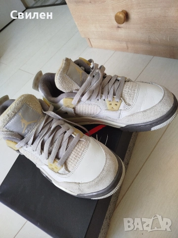Nike air Jordan retro 4 photon dust vanilla pale 37.5, снимка 4 - Други - 55076875