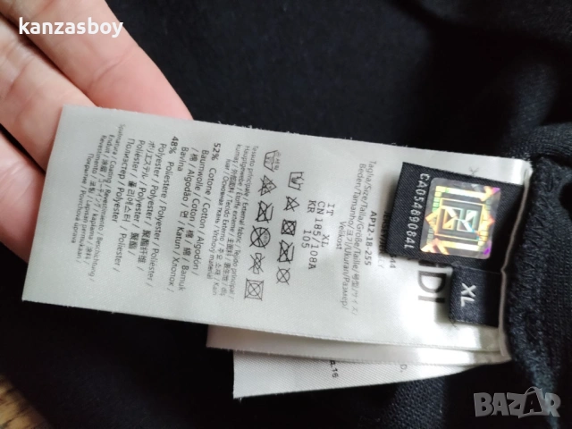 FENDI FF Sweatshirt - страхотна мъжка блуза ХЛ, снимка 10 - Спортни дрехи, екипи - 53999962