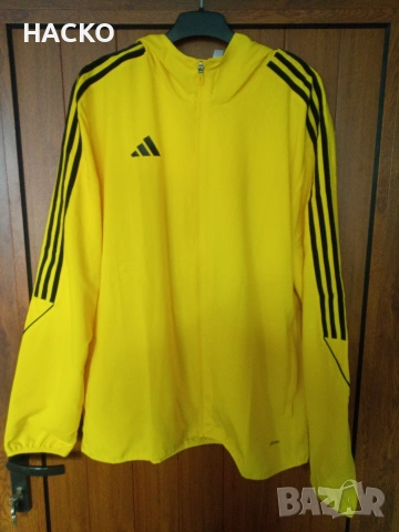 Мъжка Ветровка с Качулка Adidas Tiro 23 League Размер XL 100% Оригинално Внос от Англия