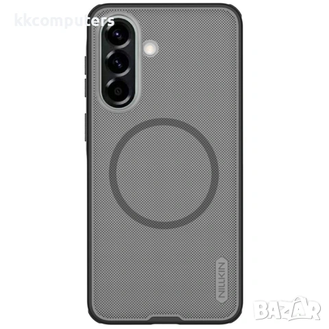 NILLKIN Super Frosted Shield Pro Магнитен Калъф за Samsung A57 5G - Матов PC+TPU, Прозрачно-черен, снимка 2 - Калъфи, кейсове - 53973091